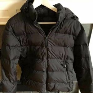 Land's End Down Puffer Coat in Dark Brown Medium
